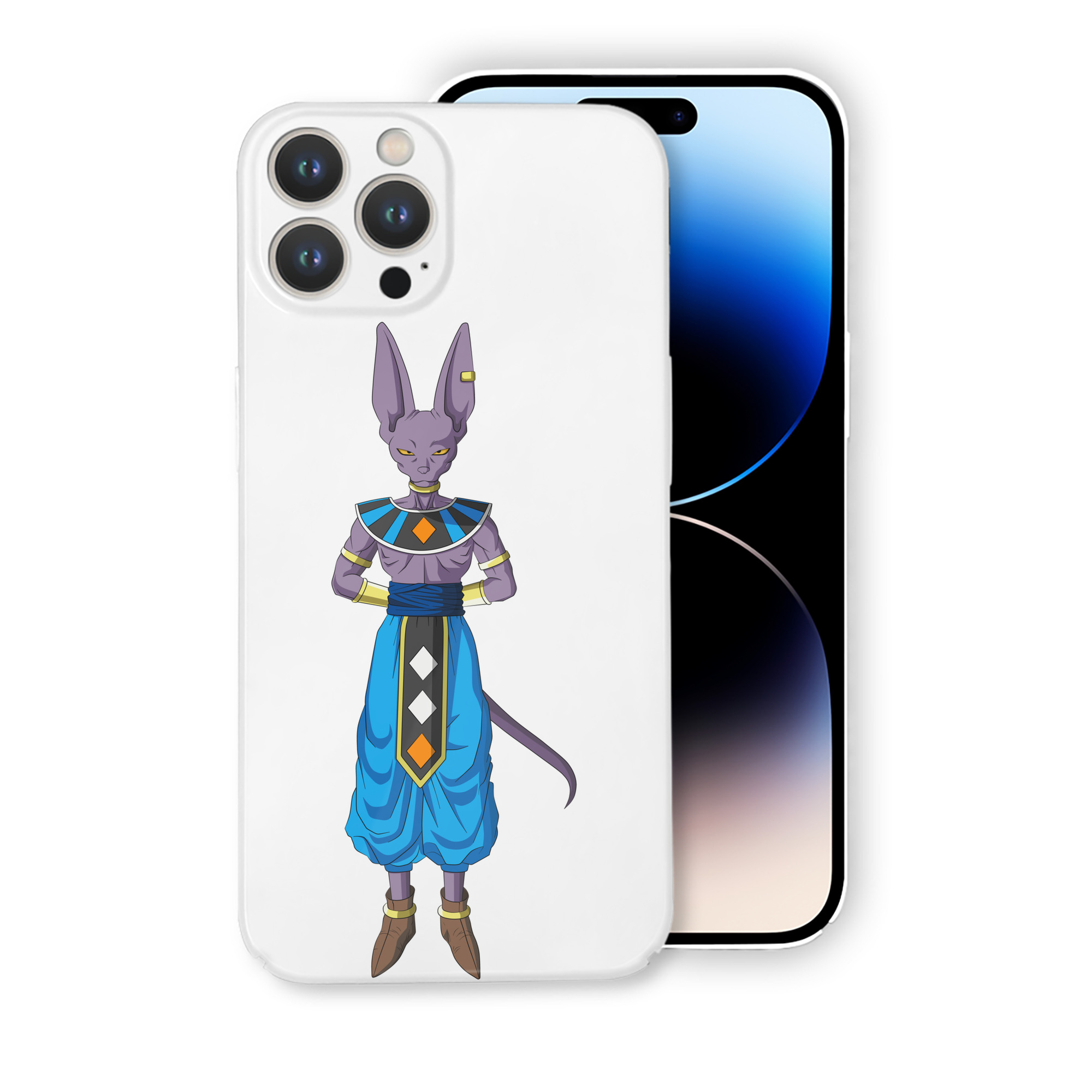 （画像用） ドラゴンボール ビルス 破壊神ビルス DRAGON BALL Beerus Birusu 【iPhone 14シリーズ対応】ハードケース